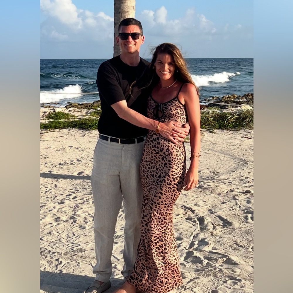 Women’s leopard print bodycon sundress